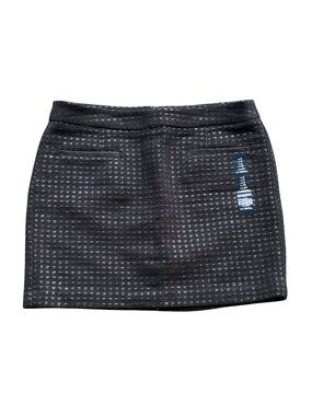 Gap Textured Mini Skirt Back Zipper Lining Womens Size 0 Casual Party